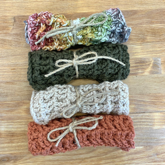 Crochet Washcloth @ THIS LAND YOGA