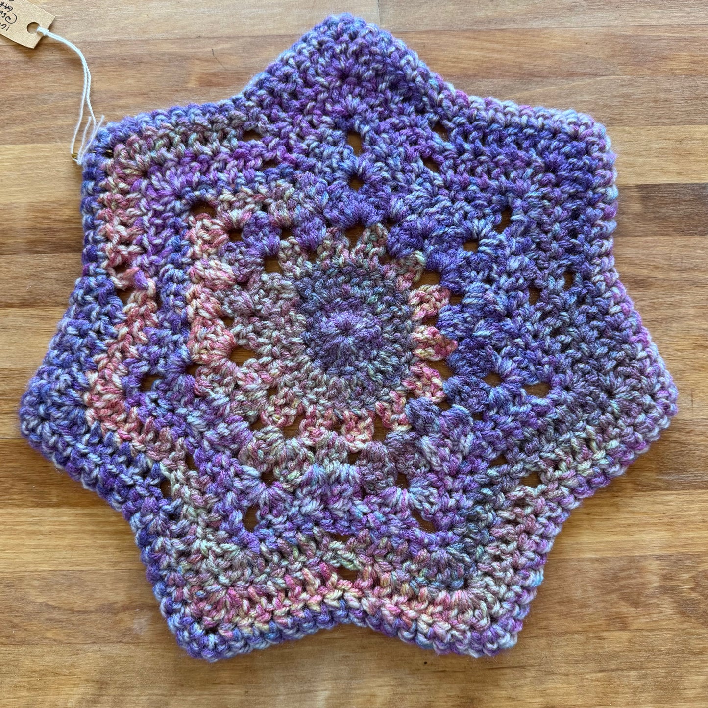 Crochet Doily 7-Point Star