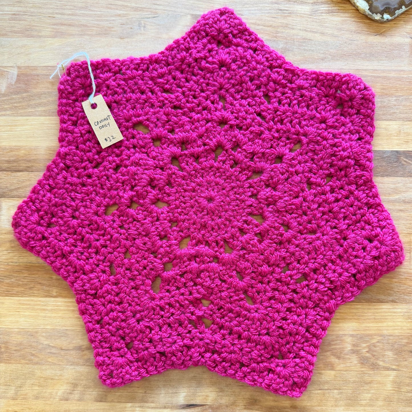 Crochet Doily 7-Point Star